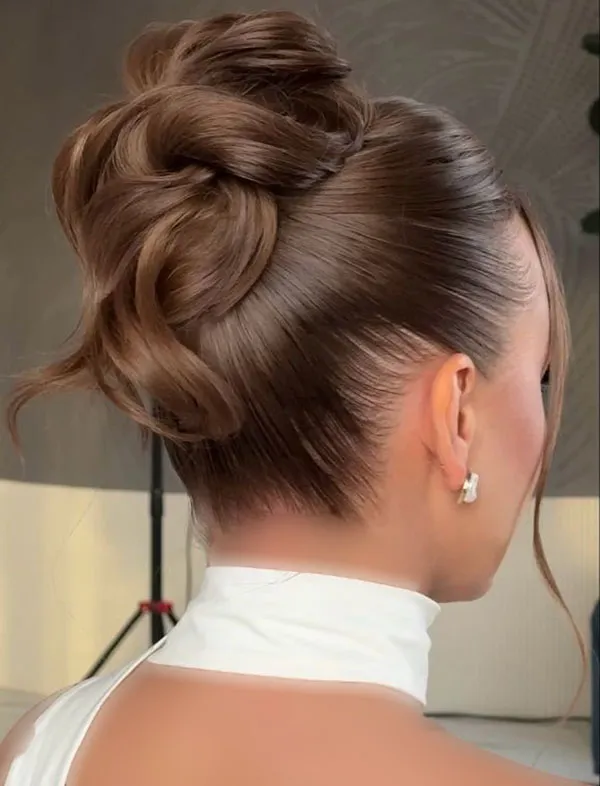 Russian chignon 6