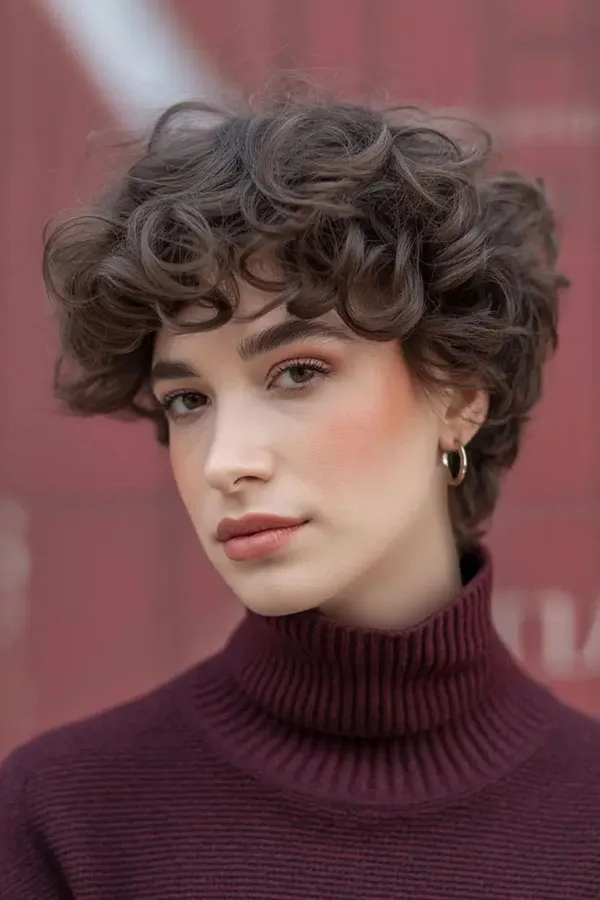 Short curly hairstyle 11