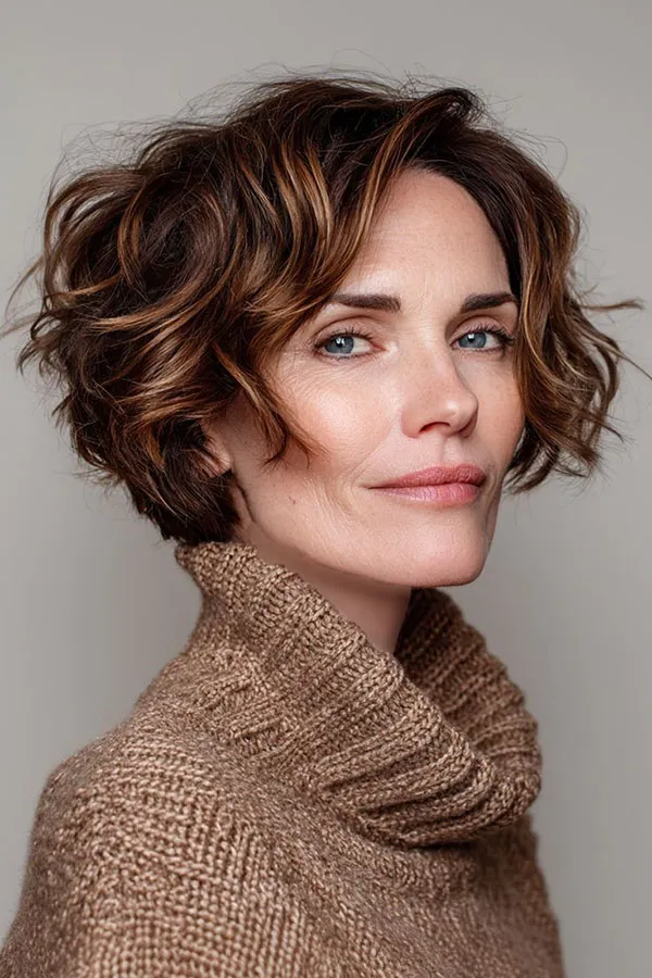 Short curly hairstyle 21