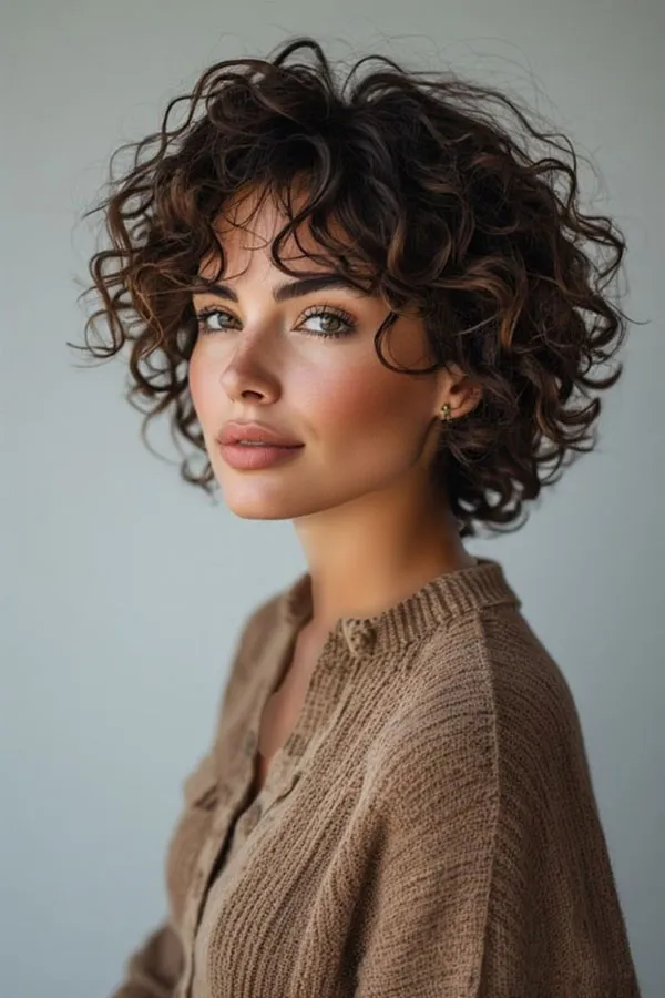 Short curly hairstyle 6