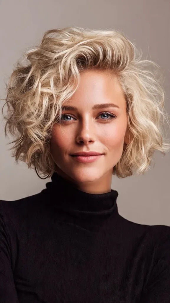 Short curly hairstyle 8