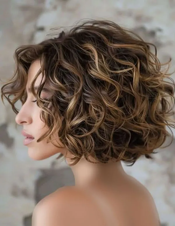 Short hairstyles for curly hair 10
