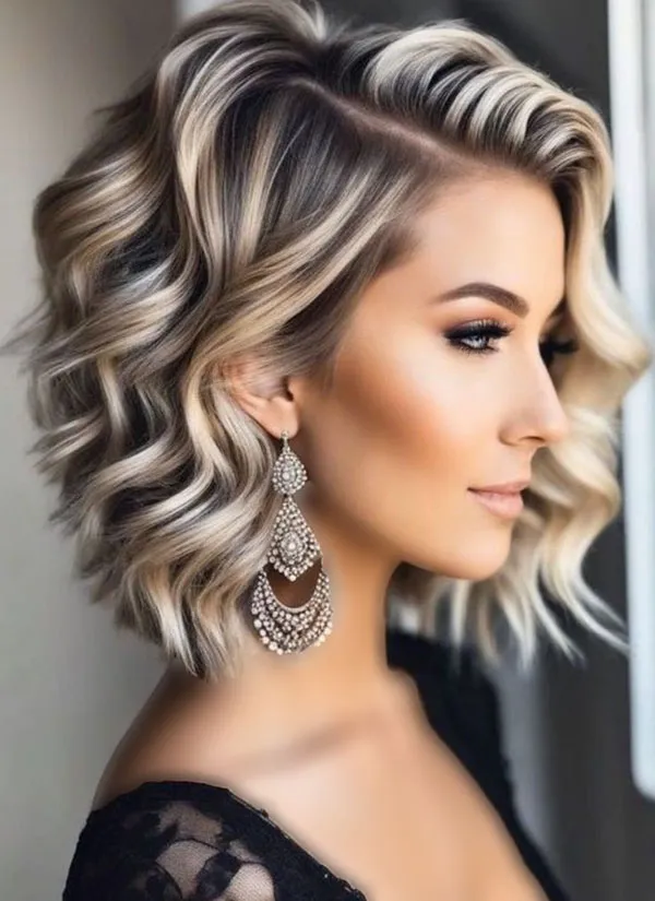 Short hairstyles for curly hair 12