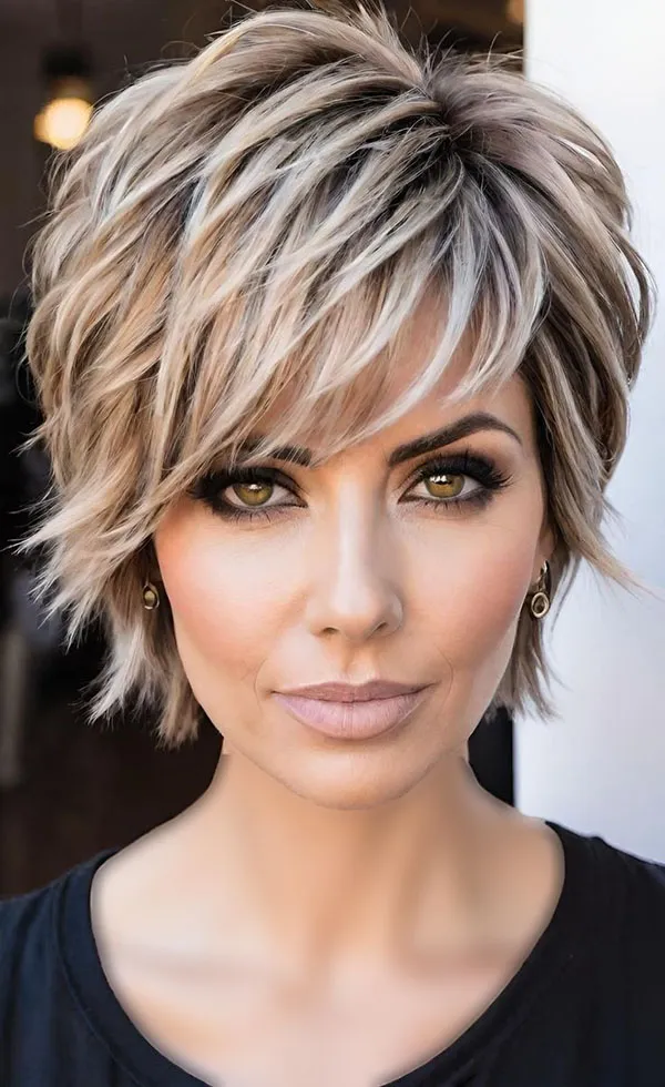 Short hairstyles for curly hair 13