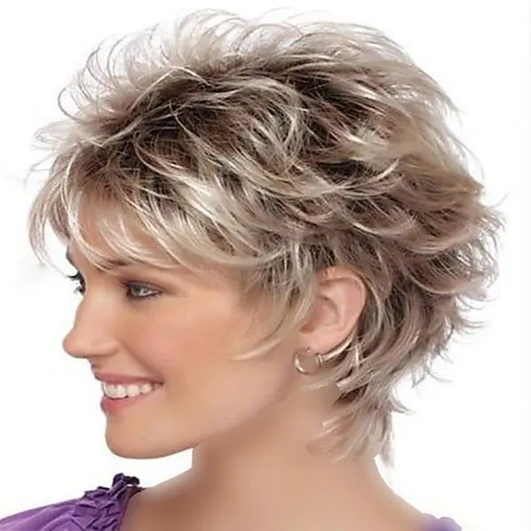 Short hairstyles for curly hair 14