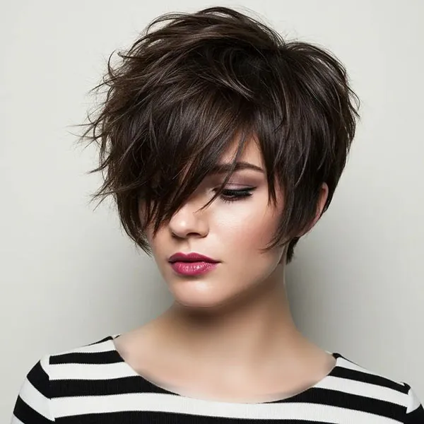 Short hairstyles for curly hair 16