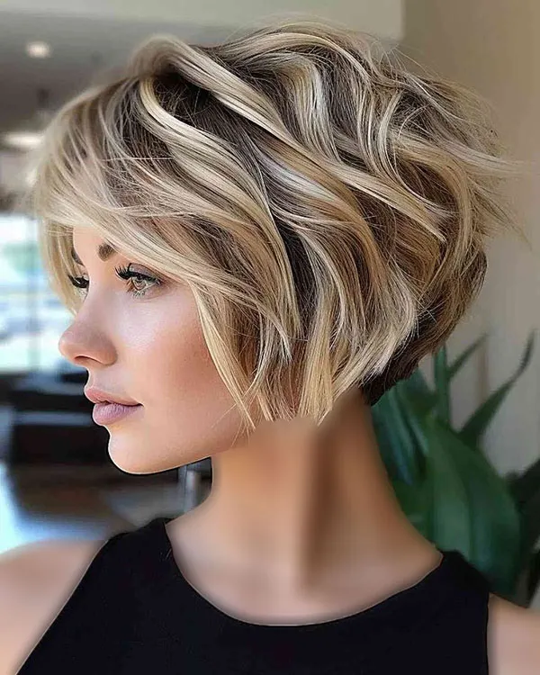 Short hairstyles for curly hair 24