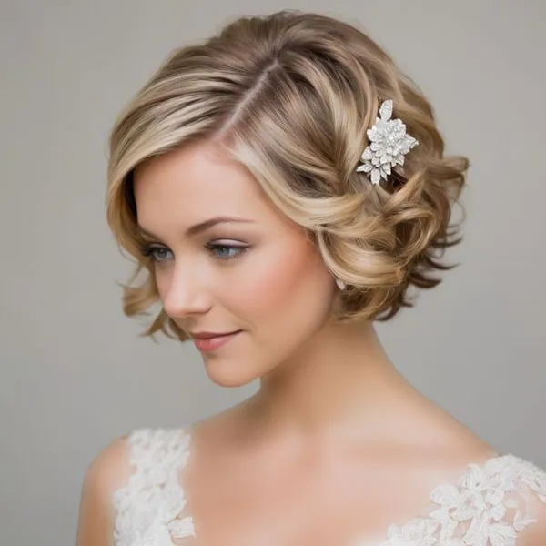 Short hairstyles for curly hair 26