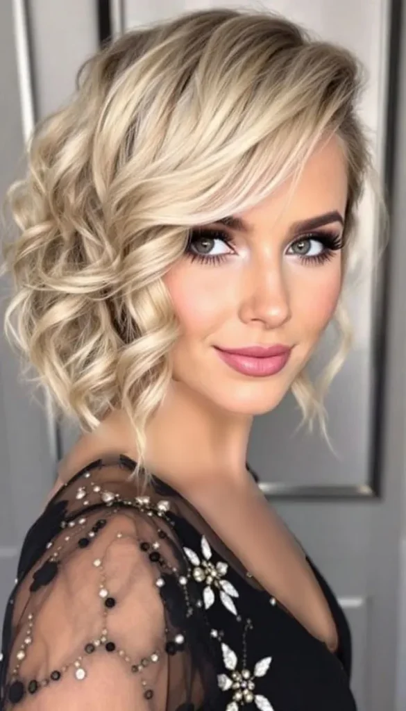 Short hairstyles for curly hair 29