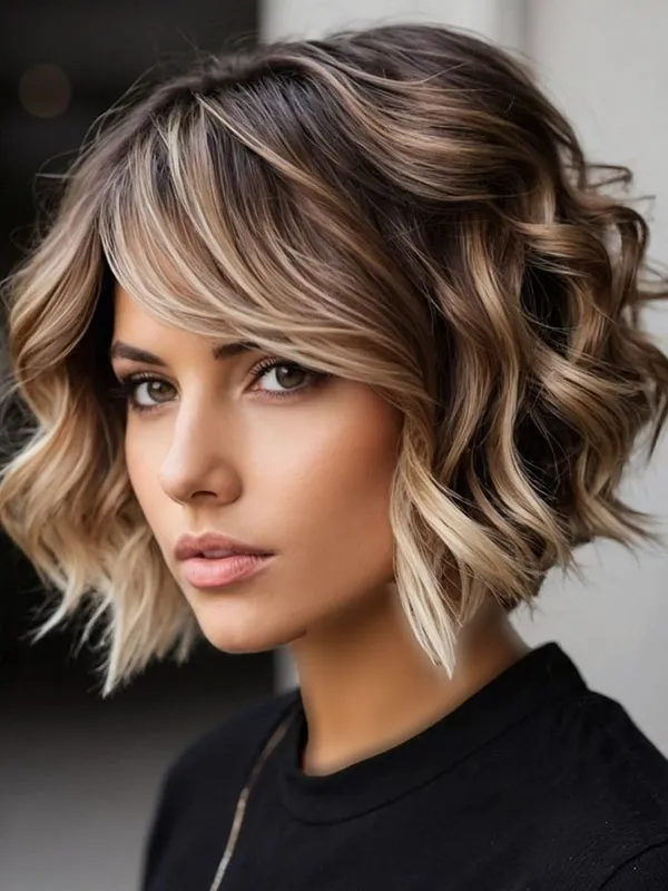 Short hairstyles for curly hair 30