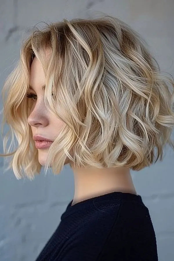 Short hairstyles for curly hair 4