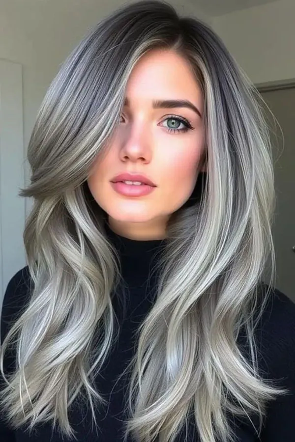 30 مدل رنگ موی نقره ای؛ مثل ماه بدرخش 🌕💇♀️ 4 Silver hair color 2