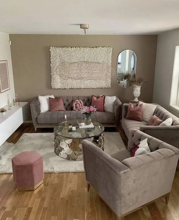 33 ایده چیدمان مبل راحتی؛ چطور خونت دنج و شیک تر بشه؟ 5 Sofa arrangement 1