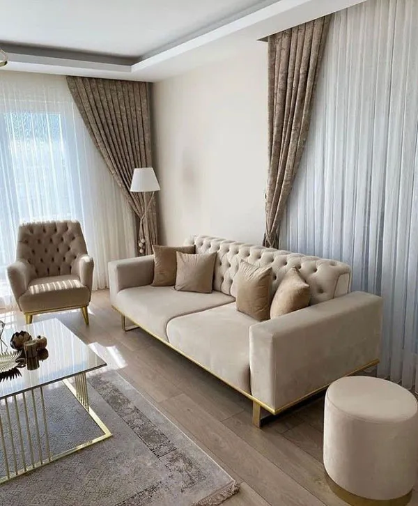 33 ایده چیدمان مبل راحتی؛ چطور خونت دنج و شیک تر بشه؟ 35 Sofa arrangement 13