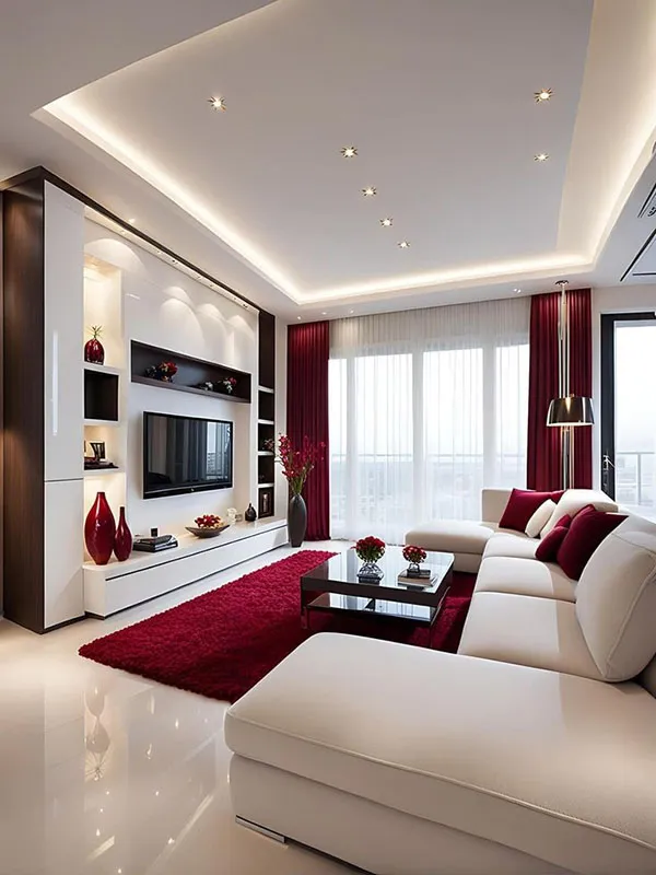 33 ایده چیدمان مبل راحتی؛ چطور خونت دنج و شیک تر بشه؟ 22 Sofa arrangement 19