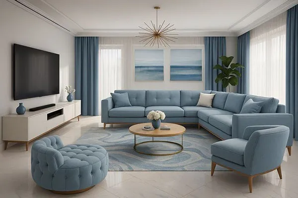 33 ایده چیدمان مبل راحتی؛ چطور خونت دنج و شیک تر بشه؟ 21 Sofa arrangement 20