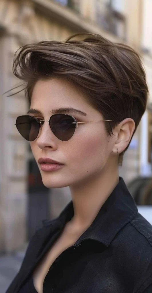چند مدل مو کوتاه محبوب 1404؛ شیک، خاص و همیشه جذاب! 17 Some short hairstyles 12
