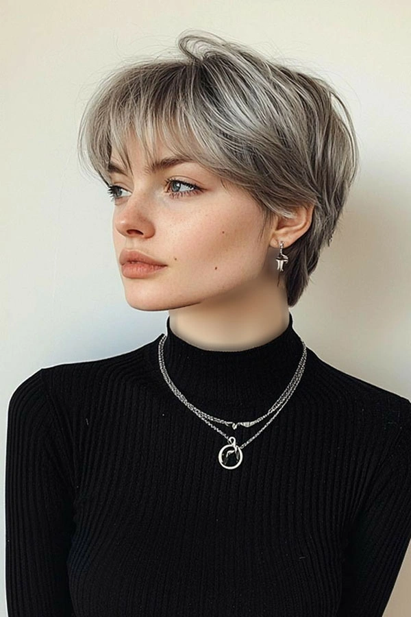 چند مدل مو کوتاه محبوب 1404؛ شیک، خاص و همیشه جذاب! 13 Some short hairstyles 7