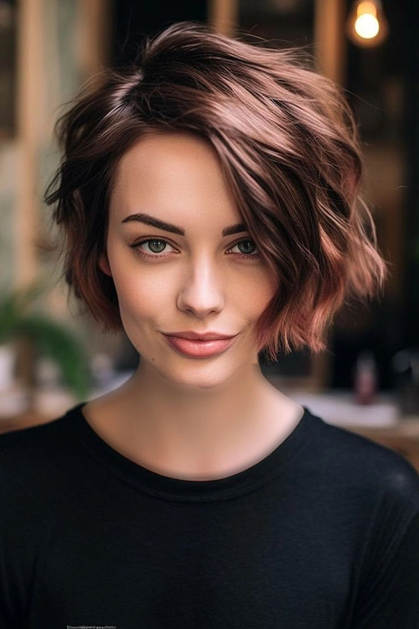 چند مدل مو کوتاه محبوب 1404؛ شیک، خاص و همیشه جذاب! 16 Some short hairstyles 9