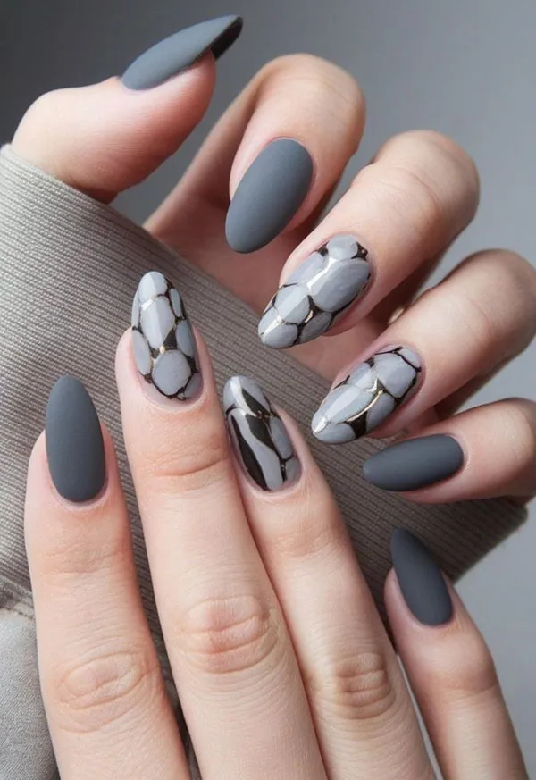 Stylish girly nail design 1