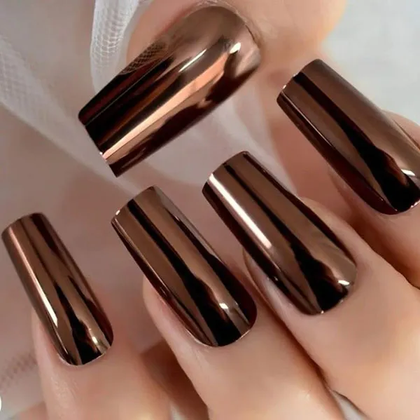 Stylish girly nail design 18