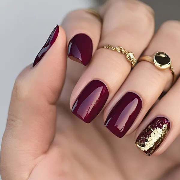 Stylish girly nail design 28