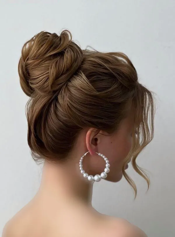 Tomato hairstyle for wedding 1