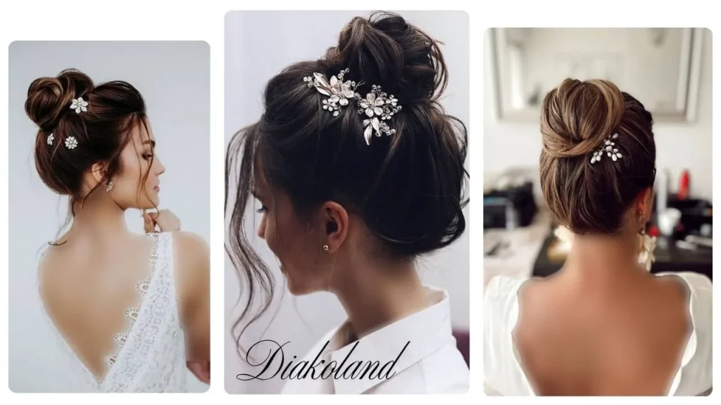 مدل مو گوجه‌ ای برای عروسی