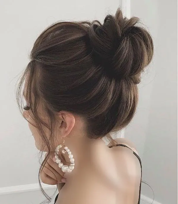 Tomato hairstyle for wedding 11