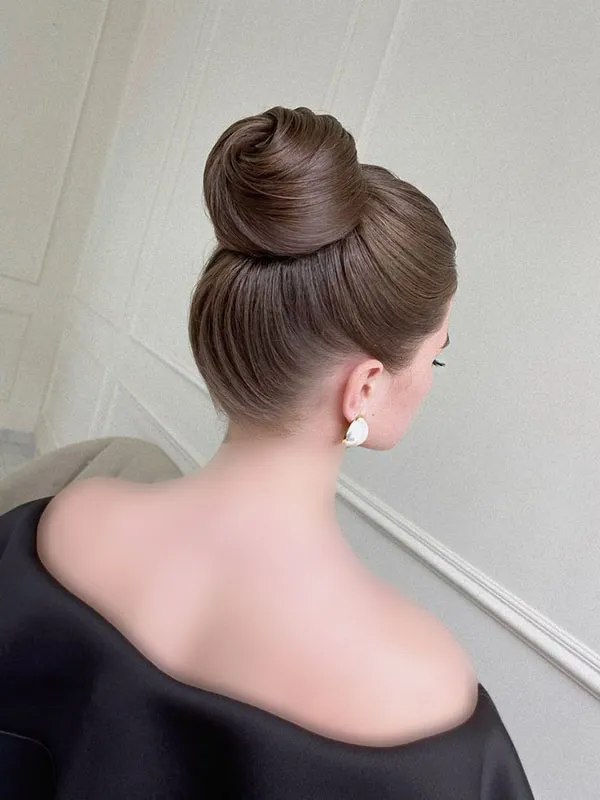 Tomato hairstyle for wedding 14