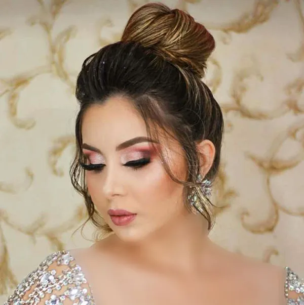 Tomato hairstyle for wedding 22