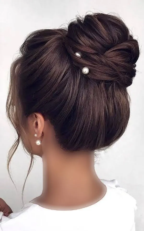 Tomato hairstyle for wedding 25