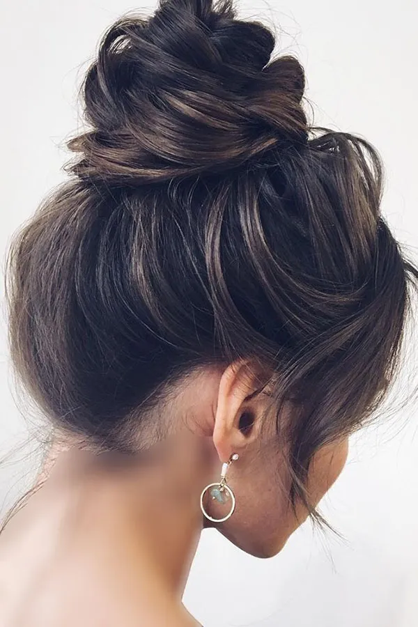 Tomato hairstyle for wedding 26