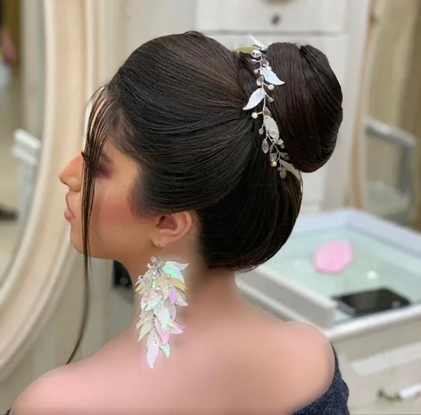 Tomato hairstyle for wedding 4