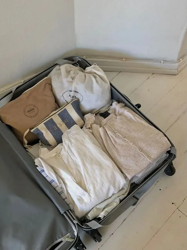 31 ایده چیدمان چمدان مسافرت | ترفندهایی که هر مسافری باید بلد باشه! 30 Travel luggage arrangement 22