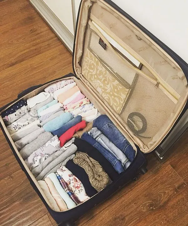 31 ایده چیدمان چمدان مسافرت | ترفندهایی که هر مسافری باید بلد باشه! 32 Travel luggage arrangement 24