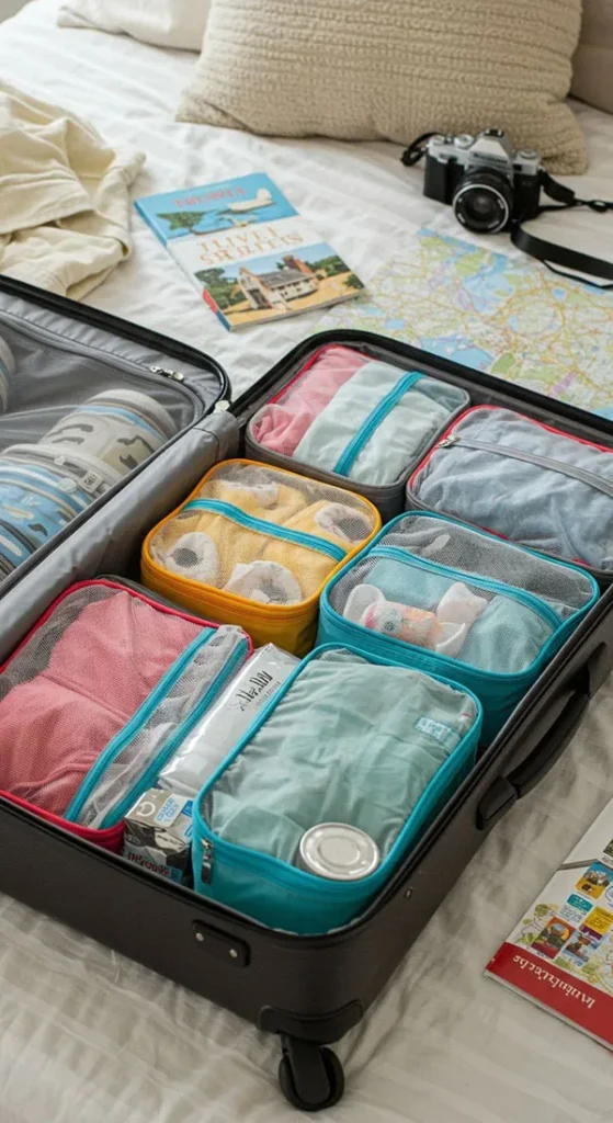 31 ایده چیدمان چمدان مسافرت | ترفندهایی که هر مسافری باید بلد باشه! 31 Travel luggage arrangement 25