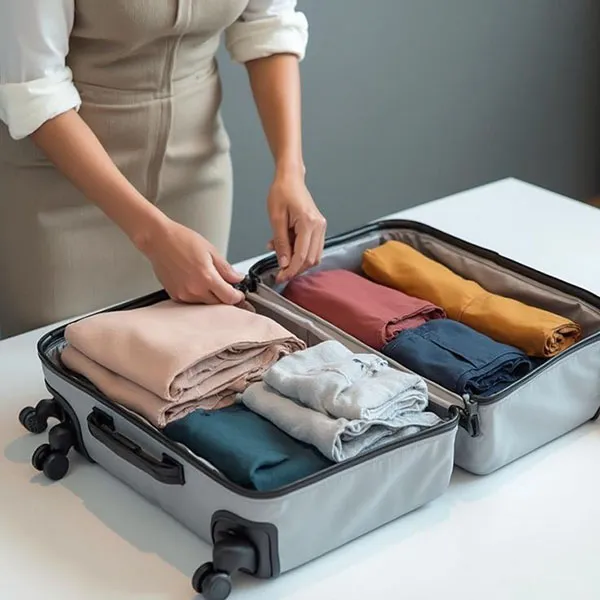 31 ایده چیدمان چمدان مسافرت | ترفندهایی که هر مسافری باید بلد باشه! 11 Travel luggage arrangement 29