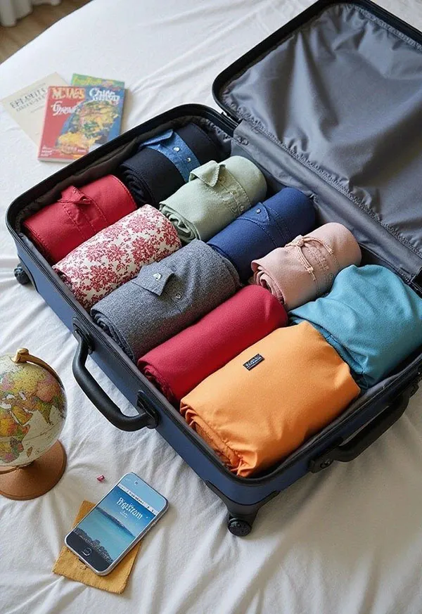31 ایده چیدمان چمدان مسافرت | ترفندهایی که هر مسافری باید بلد باشه! 14 Travel luggage arrangement 8