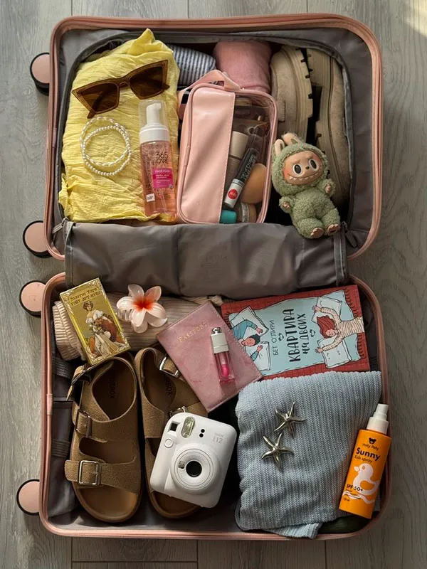 31 ایده چیدمان چمدان مسافرت | ترفندهایی که هر مسافری باید بلد باشه! 15 Travel luggage arrangement 9