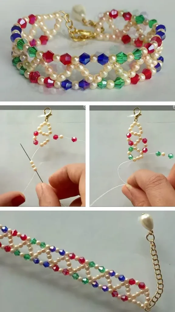 Tutorial on making a bead bracelet 13 1