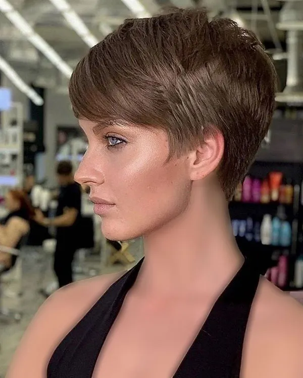 32 مدل موی خیلی کوتاه زنانه شیک ؛ مدل مویی که سادهترین نسخهی “تو” رو نشون میده 💕 26 Very short hair cut for women 20