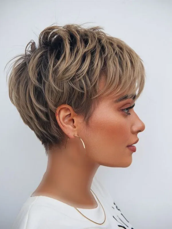 32 مدل موی خیلی کوتاه زنانه شیک ؛ مدل مویی که سادهترین نسخهی “تو” رو نشون میده 💕 30 Very short hair cut for women 25