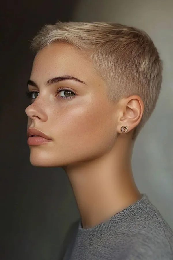32 مدل موی خیلی کوتاه زنانه شیک ؛ مدل مویی که سادهترین نسخهی “تو” رو نشون میده 💕 8 Very short hair cut for women 4