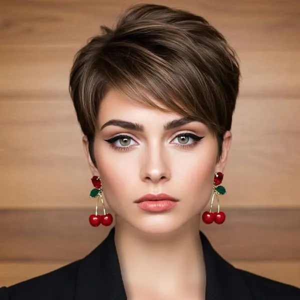 32 مدل موی خیلی کوتاه زنانه شیک ؛ مدل مویی که سادهترین نسخهی “تو” رو نشون میده 💕 11 Very short hair cut for women 6