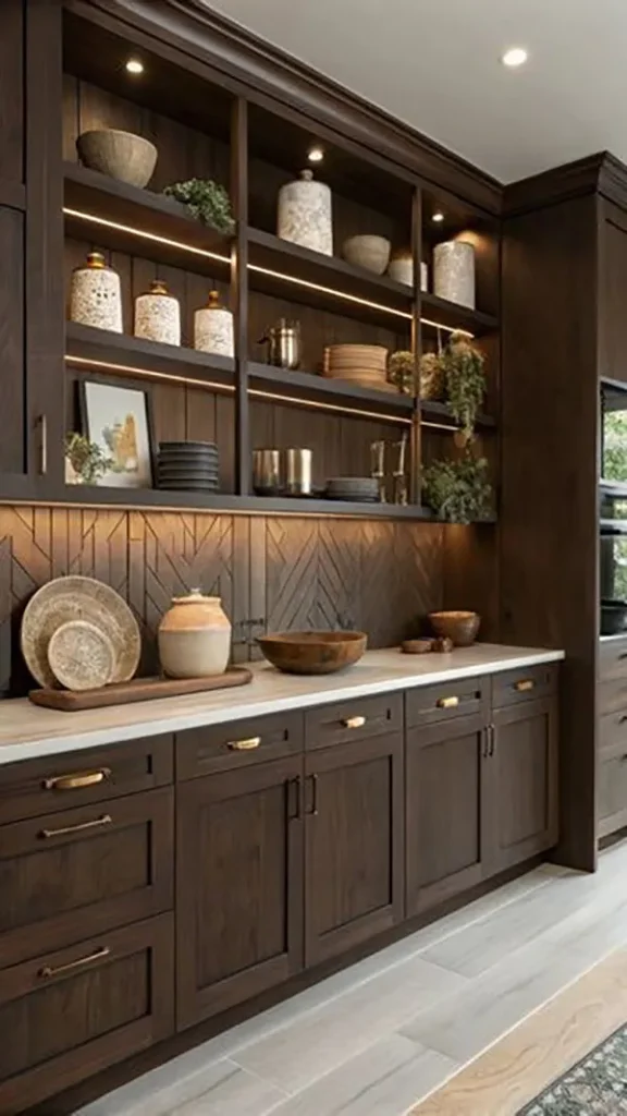 Wooden kitchen decoration 1