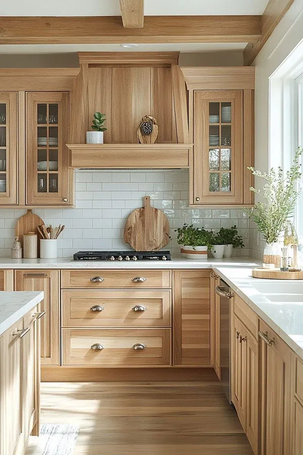 Wooden kitchen decoration 11