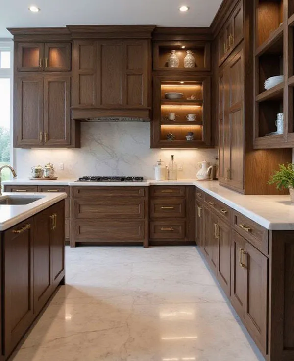 Wooden kitchen decoration 13