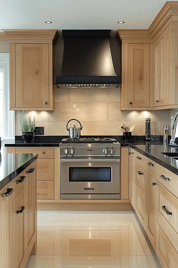 Wooden kitchen decoration 15