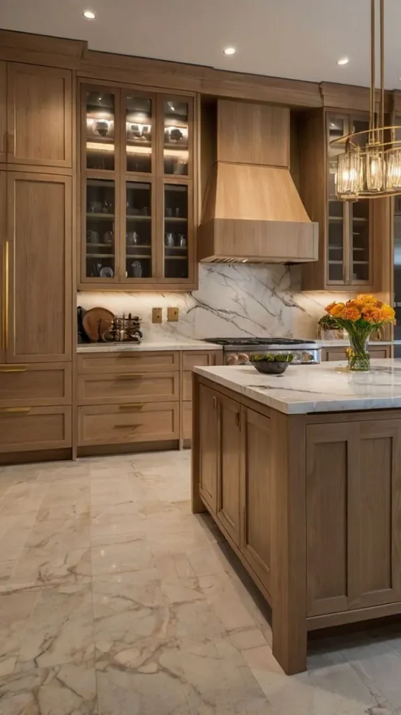 Wooden kitchen decoration 16